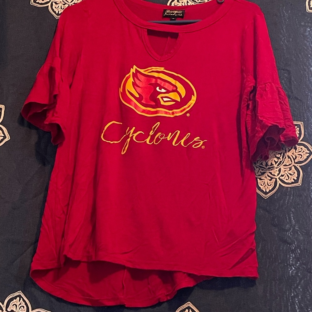 Gameday  Couture Cyclones Iowa cute top S